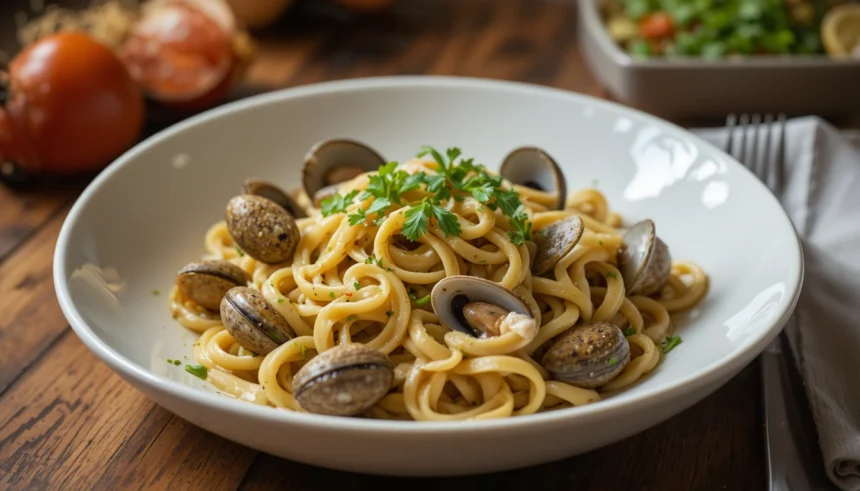 Clam Pasta With Fresh Herbs