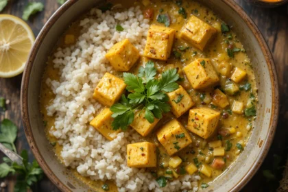 Coconut Lemongrass Curry With Tofu
