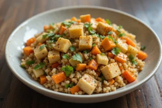 Couscous With Vegetables And Tofu