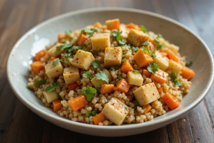 Couscous With Vegetables And Tofu