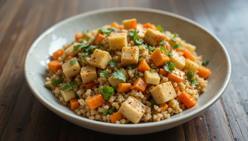Couscous With Vegetables And Tofu