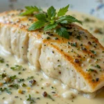 Fish In Creamy Sauce With Herbs