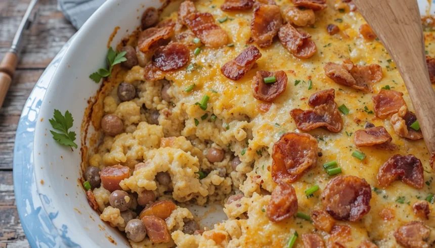Gluten Free Breakfast Casserole With Bacon