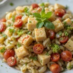 Greek Pasta Salad With Tofu