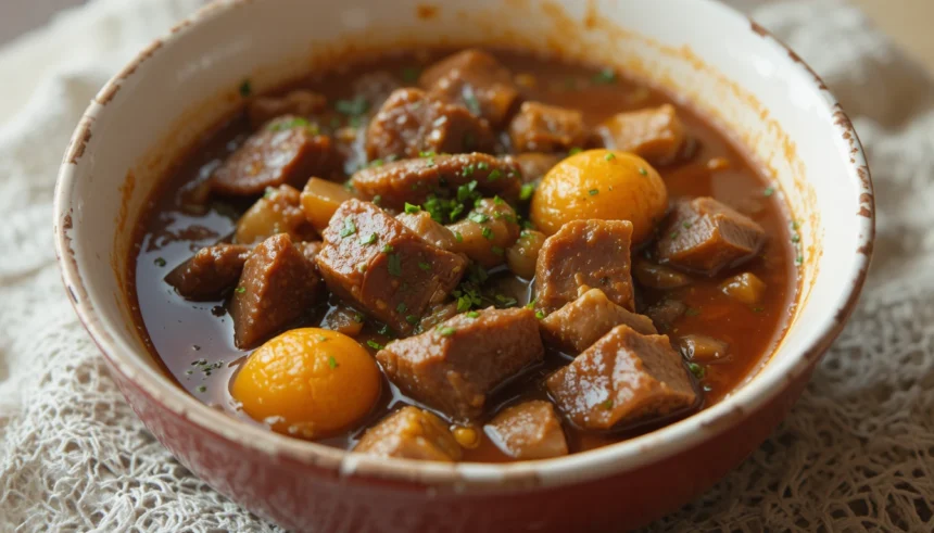 Homemade Beef Stew With Herbs