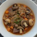 Italian Beef Stew With Mushrooms
