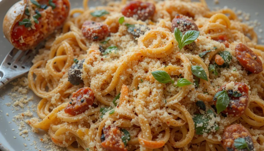 Italian Pasta With Fresh Cheese