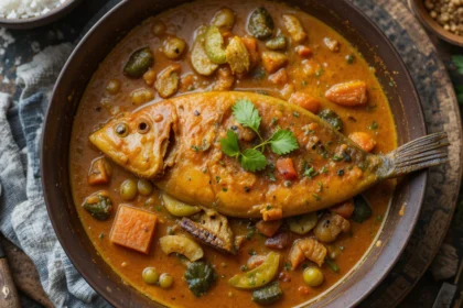 Kerala Fish Curry With Vegetables