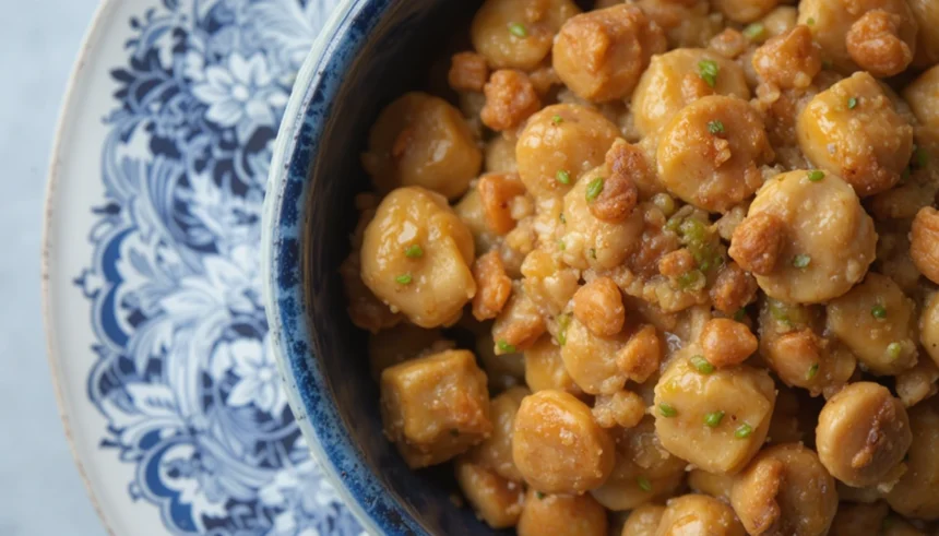 Kung Pao Tofu With Peanuts