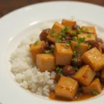 Kung Pao Tofu With Rice