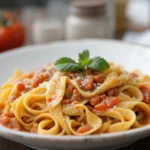 Pappardelle Pasta With Tomatoes