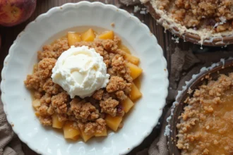 Peach Crisp With Fresh Peaches Gluten Free