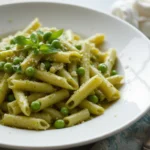 Pesto Penne Pasta With Peas