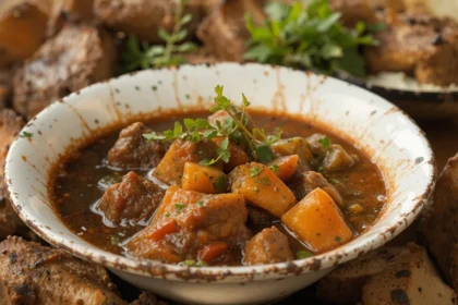 Rich Beef Stew With Herbs
