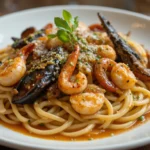Seafood Pasta Dish With Sauce