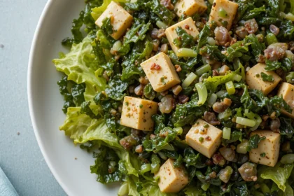 Seaweed Salad With Tofu And Lettuce