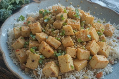Stir-Fried Tofu With Sesame Seeds