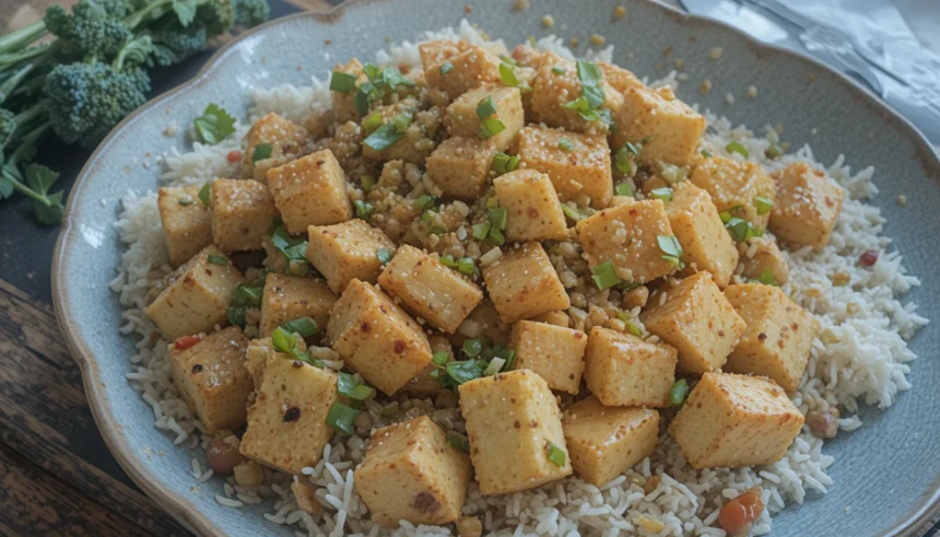 Stir-Fried Tofu With Sesame Seeds