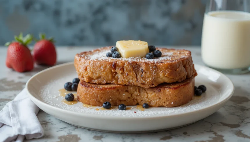 Vegan French Toast With Almond Milk