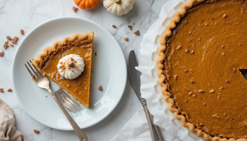 Vegan Gluten Free Pumpkin Pie