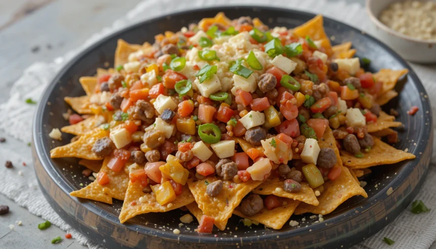 Vegan Nachos With Toppings