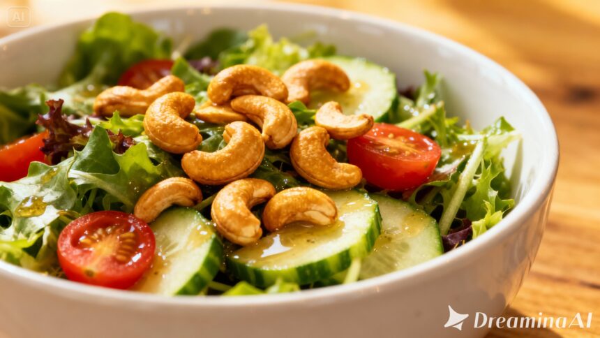 Vegan Salad With Cashews