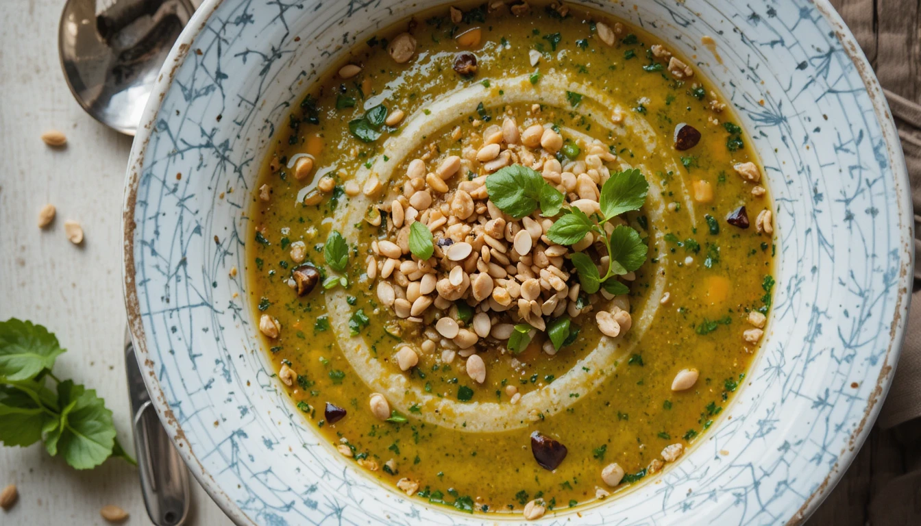 Vegan Soup With Seeds