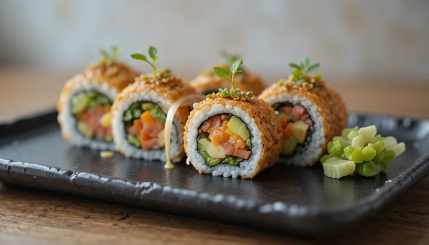 Vegan Sushi With Vegetables