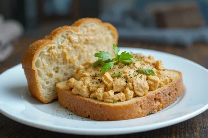 Vegan Tofu Spread With Bread