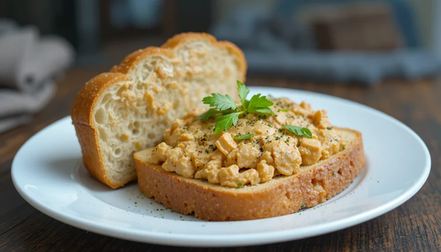 Vegan Tofu Spread With Bread
