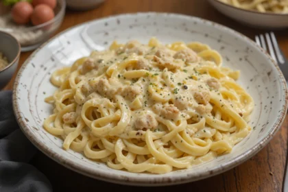 Gluten Free Fettuccine Alfredo