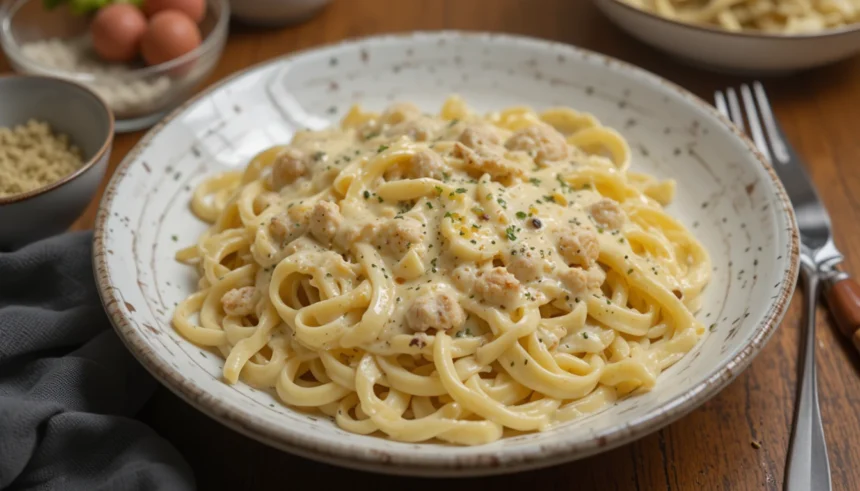 Gluten Free Fettuccine Alfredo