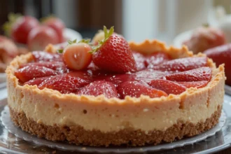 Gluten Free Strawberry Cheesecake