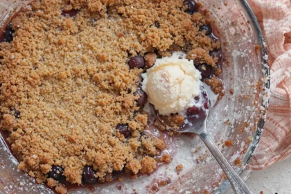 Gluten Free Cherry Crisp