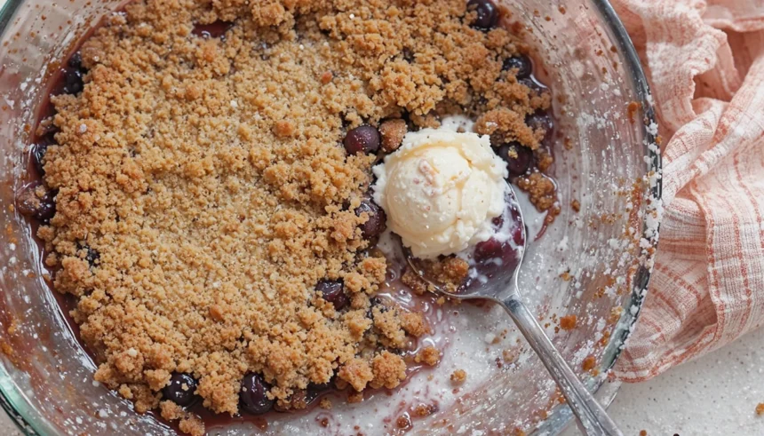 Gluten Free Cherry Crisp