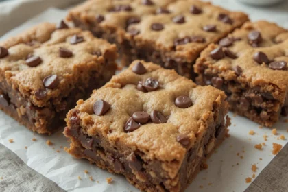Gluten Free Chocolate Chip Cookie Bars