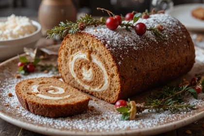 Gluten Free Yule Log