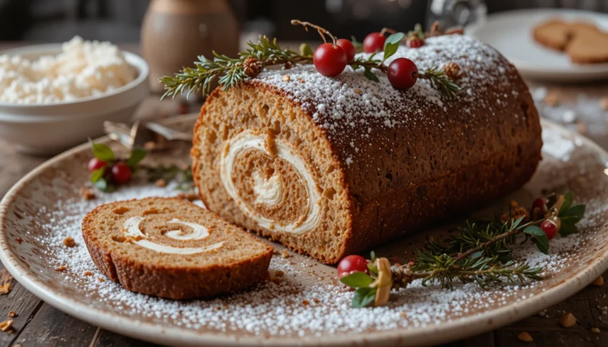 Gluten Free Yule Log