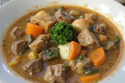 Creamy Beef Stew With Vegetables