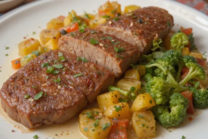 Beef Cutlet With Vegetables