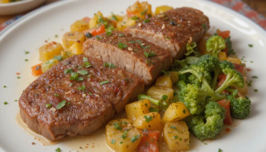 Beef Cutlet With Vegetables