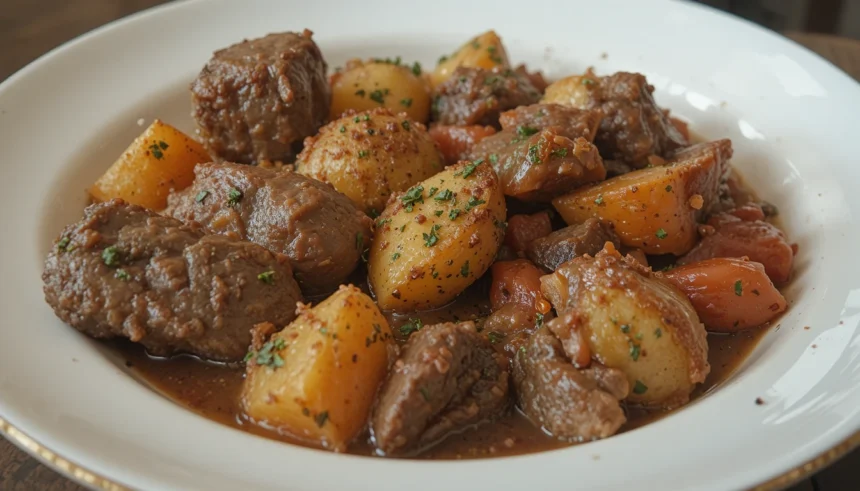 Beef Stew With Potatoes And Vegetables