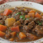 Homemade Beef Stew With Carrots