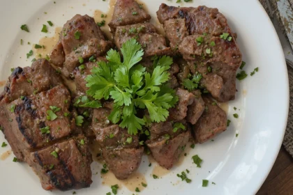 Grilled Beef With Cilantro