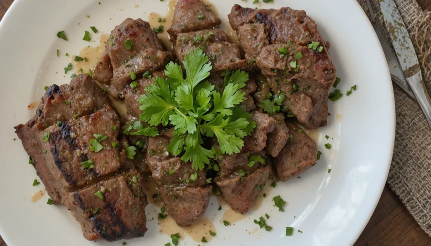 Grilled Beef With Cilantro