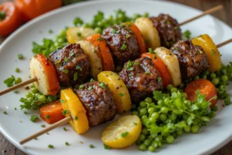 Beef Skewer With Vegetables