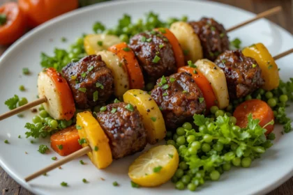 Beef Skewer With Vegetables