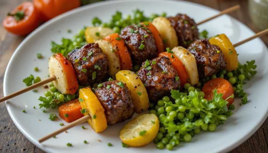 Beef Skewer With Vegetables