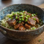Grilled Beef Bowl With Green Onions