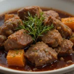 Beef Stew With Red Wine And Thyme